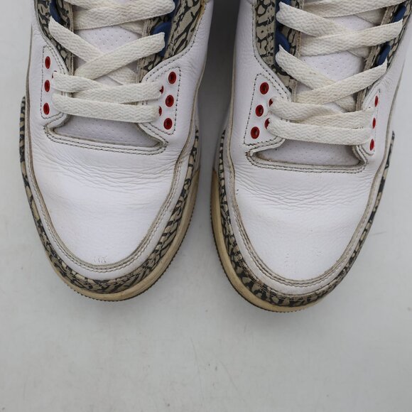 Nike Air Jordan 3 Retro OG Mid True Blue 2016 Men's US Size 10.5 Sneakers - Picture 10 of 12